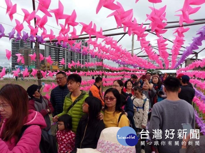 桃園花彩節 「花」邊效應延燒　人次衝破100萬