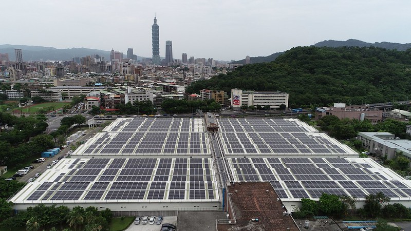 全台首座 北市長興淨水場加蓋種電